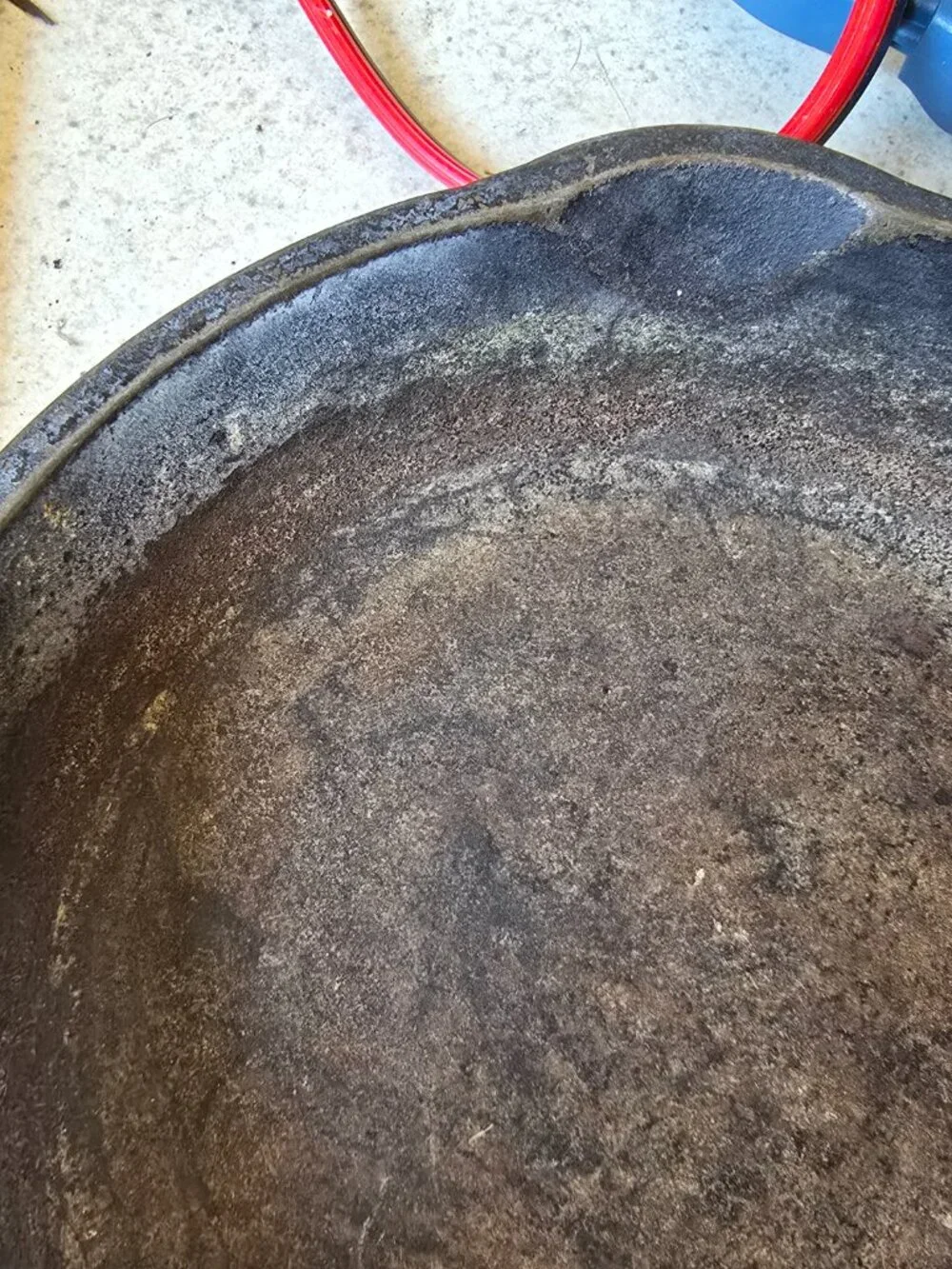 Vintage Wagner Ware Cast Iron Skillet Arched Logo Heat Ring As Is Restorers